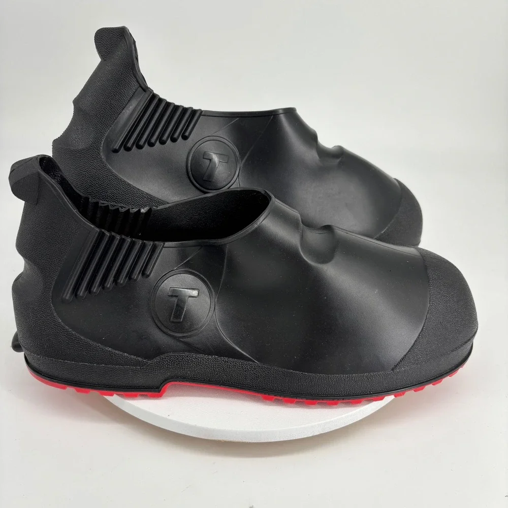 Tingley Workbrutes G2 Overshoes Mens Medium Black‎ Red Excellent Waterproof PVC